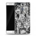 Дизайнерский пластиковый чехол для Huawei P9 Plus Ahegao Ахегао Аниме