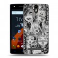 Дизайнерский силиконовый чехол для Wileyfox Storm Ahegao Ахегао Аниме