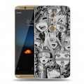 Дизайнерский пластиковый чехол для ZTE Axon 7 Ahegao Ахегао Аниме