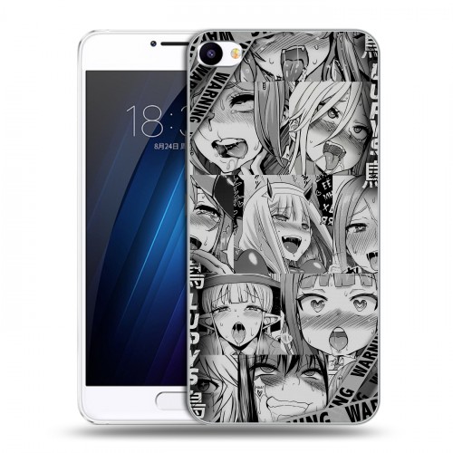 Дизайнерский пластиковый чехол для Meizu U20 Ahegao Ахегао Аниме