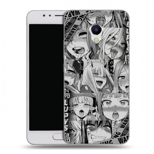 Дизайнерский пластиковый чехол для Meizu M5s Ahegao Ахегао Аниме