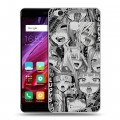 Дизайнерский силиконовый с усиленными углами чехол для Xiaomi RedMi 4X Ahegao Ахегао Аниме
