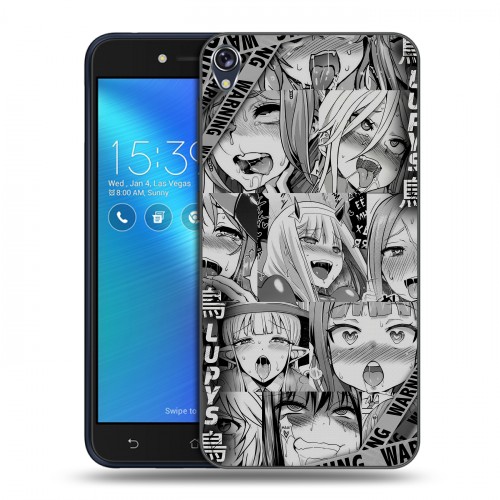 Дизайнерский силиконовый чехол для Asus ZenFone Live Ahegao Ахегао Аниме