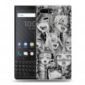 Дизайнерский пластиковый чехол для BlackBerry KEY2 Ahegao Ахегао Аниме