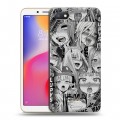 Дизайнерский пластиковый чехол для Xiaomi RedMi 6A Ahegao Ахегао Аниме