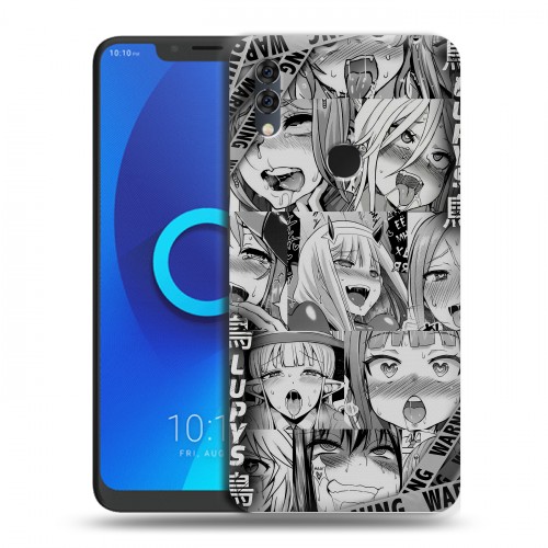 Дизайнерский силиконовый чехол для Alcatel 5V Ahegao Ахегао Аниме