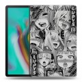 Дизайнерский силиконовый чехол для Samsung Galaxy Tab S5e Ahegao Ахегао Аниме