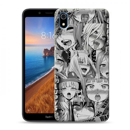 Дизайнерский пластиковый чехол для Xiaomi RedMi 7A Ahegao Ахегао Аниме