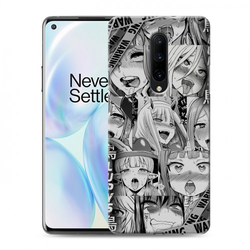 Дизайнерский пластиковый чехол для OnePlus 8 Ahegao Ахегао Аниме