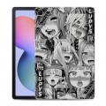 Дизайнерский силиконовый чехол для Samsung Galaxy Tab S6 Lite Ahegao Ахегао Аниме