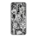 Дизайнерский силиконовый чехол для Xiaomi RedMi 9 Ahegao Ахегао Аниме