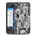 Дизайнерский пластиковый чехол для BlackBerry Z10 Ahegao Ахегао Аниме