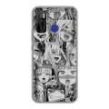 Дизайнерский силиконовый чехол для Tecno Camon 15 Ahegao Ахегао Аниме