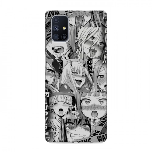 Дизайнерский пластиковый чехол для Samsung Galaxy M51 Ahegao Ахегао Аниме