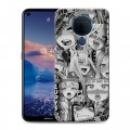Дизайнерский силиконовый чехол для Nokia 5.4 Ahegao Ахегао Аниме