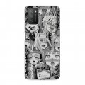 Дизайнерский пластиковый чехол для Xiaomi Poco M3 Ahegao Ахегао Аниме
