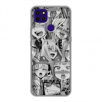 Дизайнерский силиконовый чехол для Lenovo K12 Pro Ahegao Ахегао Аниме (на заказ)