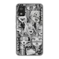 Дизайнерский силиконовый чехол для Itel A17 Ahegao Ахегао Аниме