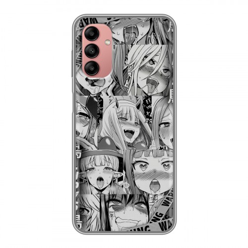 Дизайнерский силиконовый чехол для Samsung Galaxy A04s Ahegao Ахегао Аниме