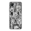 Дизайнерский силиконовый чехол для Realme C30s Ahegao Ахегао Аниме