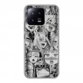 Дизайнерский силиконовый чехол для Xiaomi 13 Ahegao Ахегао Аниме