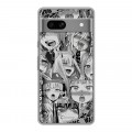 Дизайнерский силиконовый чехол для Google Pixel 7A Ahegao Ахегао Аниме