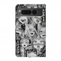 Дизайнерский пластиковый чехол для Google Pixel Fold Ahegao Ахегао Аниме