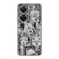 Дизайнерский силиконовый чехол для Huawei Nova 11i Ahegao Ахегао Аниме