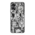 Дизайнерский силиконовый чехол для OPPO A38 4G Ahegao Ахегао Аниме