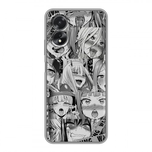 Дизайнерский силиконовый чехол для OPPO A38 4G Ahegao Ахегао Аниме