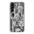 Дизайнерский силиконовый чехол для Samsung Galaxy A35 Ahegao Ахегао Аниме