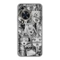 Дизайнерский силиконовый чехол для Huawei Nova Y72 Ahegao Ахегао Аниме