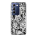 Дизайнерский силиконовый чехол для Vivo V30 Lite Ahegao Ахегао Аниме