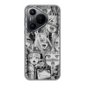 Дизайнерский силиконовый чехол для Huawei Pura 70 Ahegao Ахегао Аниме