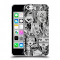 Дизайнерский пластиковый чехол для Iphone 5c Ahegao Ахегао Аниме