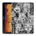 Дизайнерский силиконовый чехол для Samsung Galaxy Note 10.1 2014 editon Ahegao Ахегао Аниме