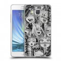 Дизайнерский пластиковый чехол для Samsung Galaxy A5 Ahegao Ахегао Аниме
