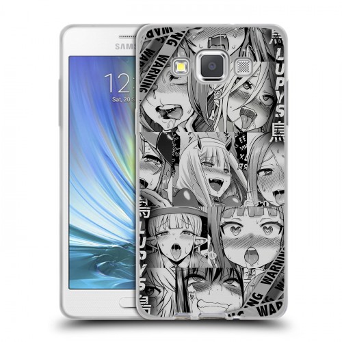 Дизайнерский пластиковый чехол для Samsung Galaxy A5 Ahegao Ахегао Аниме