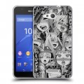Дизайнерский пластиковый чехол для Sony Xperia E4g Ahegao Ахегао Аниме