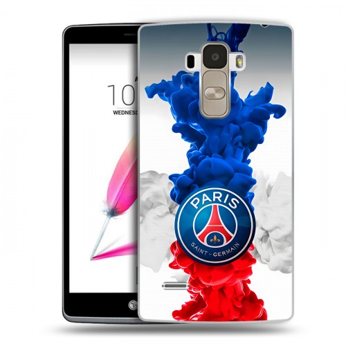 Дизайнерский пластиковый чехол для LG G4 Stylus PSG ПСЖ