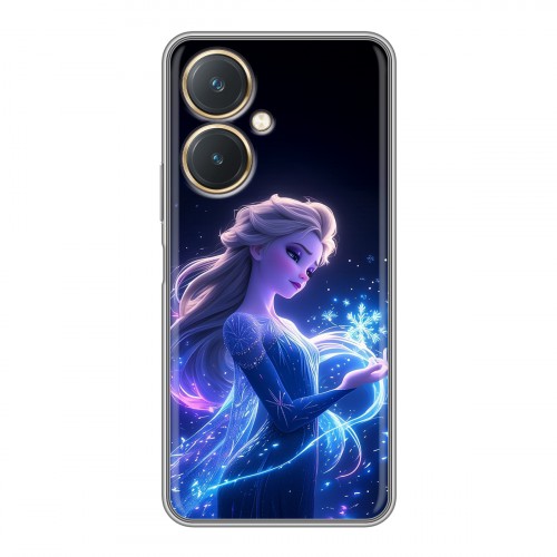 Дизайнерский силиконовый чехол для Vivo Y27 4G Холодное сердце Frozen