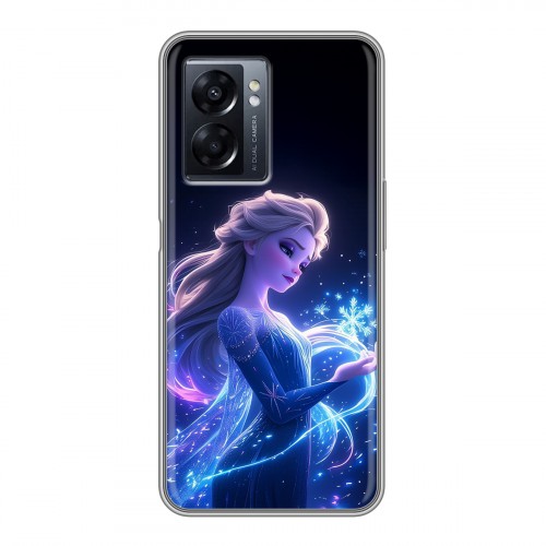 Дизайнерский силиконовый чехол для OPPO A57 5G Холодное сердце Frozen