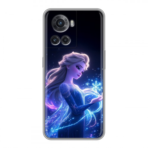 Дизайнерский силиконовый чехол для OnePlus Ace Холодное сердце Frozen