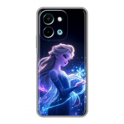 Дизайнерский силиконовый чехол для Vivo Y28 Холодное сердце Frozen