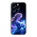 Дизайнерский силиконовый чехол для Iphone 16 Pro Холодное сердце Frozen