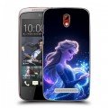 Дизайнерский пластиковый чехол для HTC Desire 500 Холодное сердце Frozen