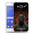 Дизайнерский пластиковый чехол для Samsung Galaxy J7 Batman Бэтмен