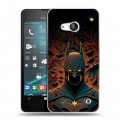 Дизайнерский пластиковый чехол для Microsoft Lumia 550 Batman Бэтмен