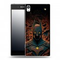 Дизайнерский пластиковый чехол для Sony Xperia E5 Batman Бэтмен