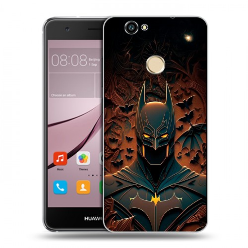 Дизайнерский силиконовый с усиленными углами чехол для Huawei Nova Batman Бэтмен